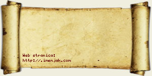 Anđela Simeunović vizit kartica